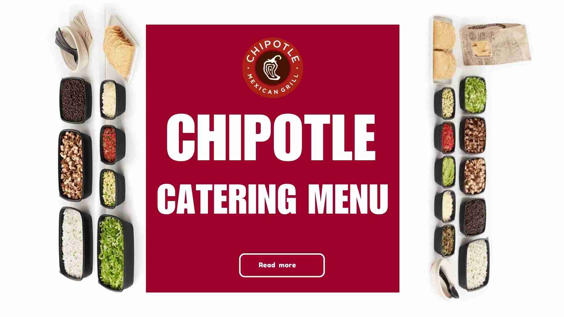 Chipotle Catering Menu